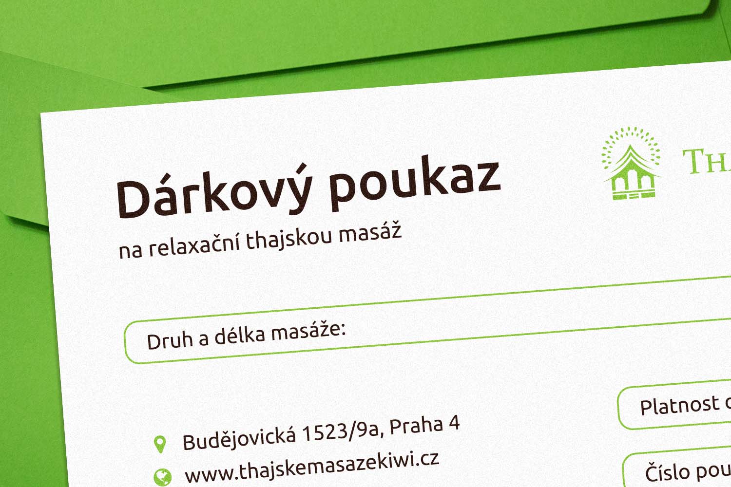 Dárkový poukaz (klasický design)